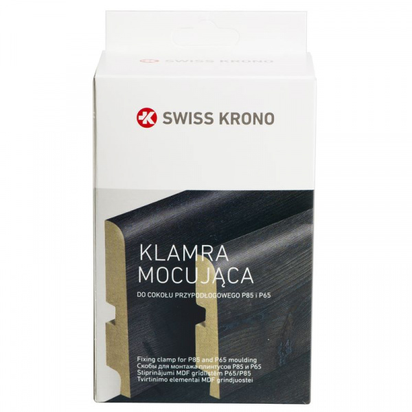 Крепеж к плинтусу Kronopol P85 UL85M, клипса, 50шт/уп