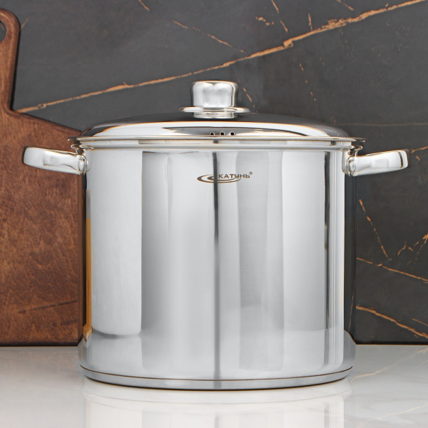 Кастрюля «Гретта», 9 л, металл.крышка /1104874