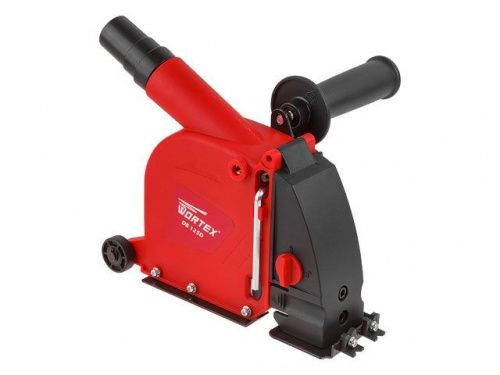 Кожух вытяжной для УШМ DS 125 D WORTEX (диск 125 мм, для реза бетона, использование с 2 дисками) 