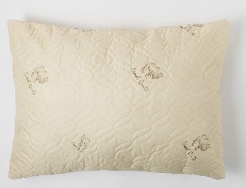 Подушка Верблюжья шерсть 50х70 см, полиэфирное волокно, пэ 100% /4604390