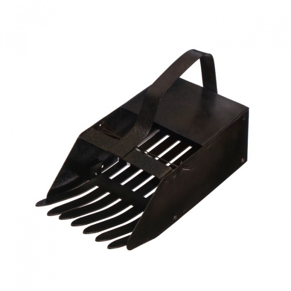 Плодосъёмник ягодный «Черника», с заслонкой, с ручкой, металлический /1343861