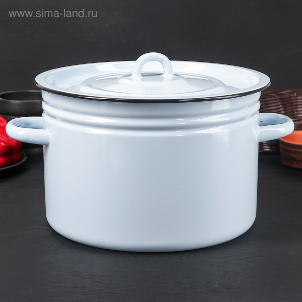 Кастрюля 9л эмаль МИКС 64917