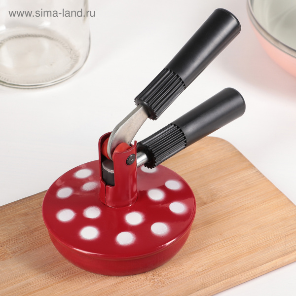 Машинка закаточная "Мухомор" 2/8 д/банок d=82мм, д/крышек толщиной не менее 0,2мм 1553642