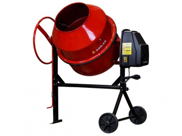Бетоносмеситель ASILAK БСЛ-200 П (объем 200/150 л, 1000 Вт, 230 В, вес 52,1 кг) (AS1548-2)