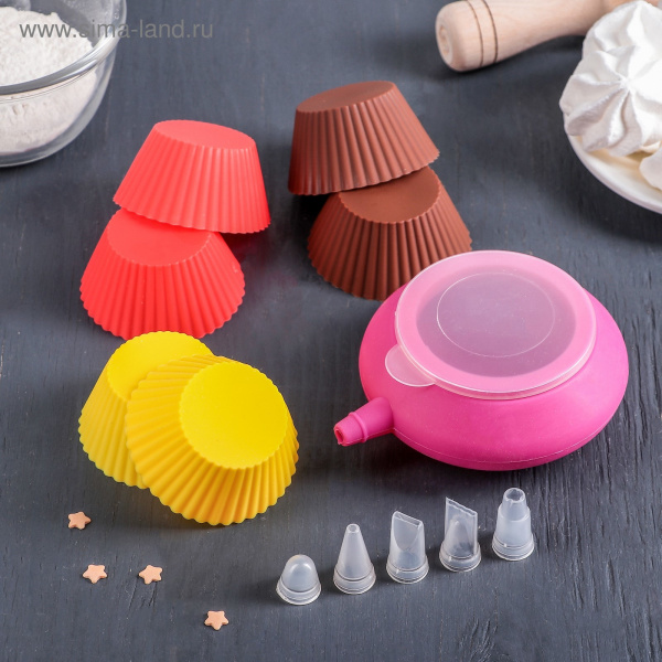 Набор для выпечки капкейков 11 предметов "Риб"  1687547
