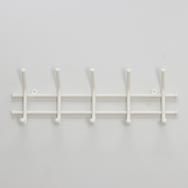 Вешалка настенная «Норма», цвет белый /7877833