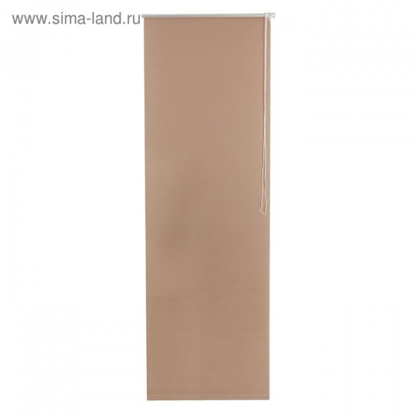 Рулонная штора 160х175 Плайн какао/ 7520