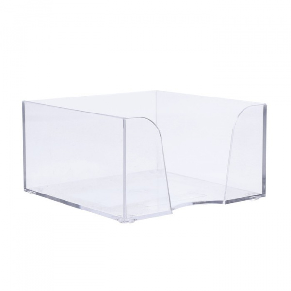 Подставка для бумажного блока 90 х 90 х 50 мм Calligrata, прозрачная /9081057