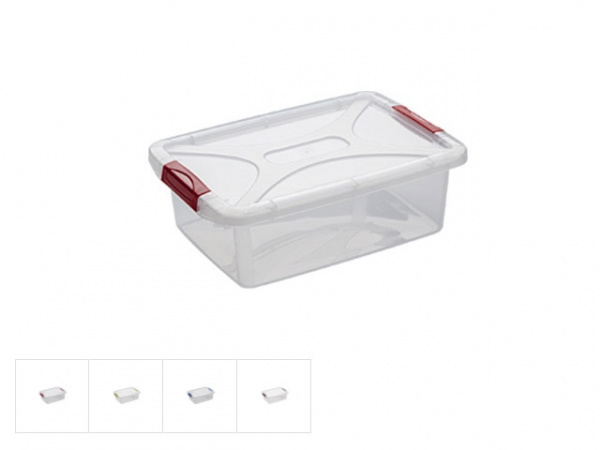 Ящик для хранения 16,5х24х8 см, 2 л, DRINA (цвета в ассортименте, подходит для хранения пищевых прод