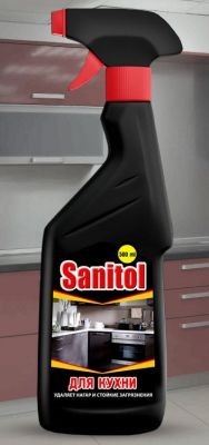 Средство для кухни чистящее 500мл SANITOL, распылитель