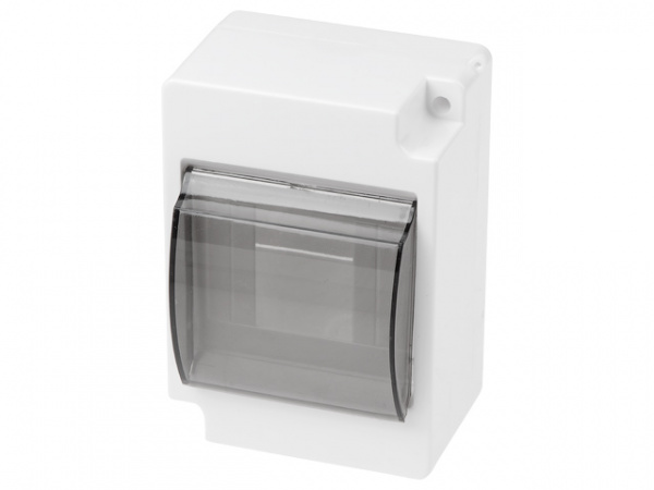 Бокс пласт. 4 модуля наружный с крышкой IP30 ЮПИТЕР (JP4111-03)