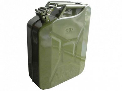 Канистра стальная. 20л. Предназначение: для транспортировки и хранения горючего и масел 64942