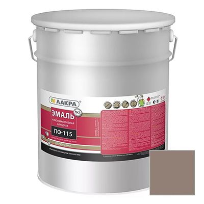 Эмаль ПФ-115 кофе с молоком 20кг.(Лакра)
