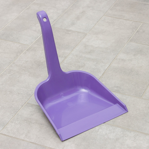 Совок для мусора квадратный с ручкой, цвет МИКС /4421977