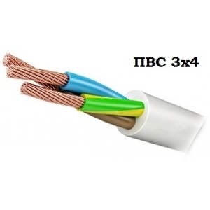 Провод ПВС 3х4