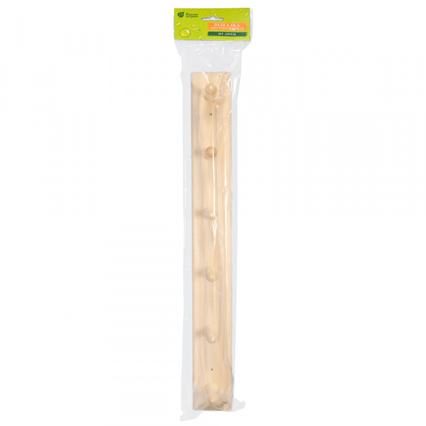 Вешалка 6-ти рожковая, 55х6,5х7 см/32138