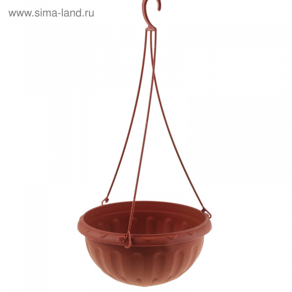 Горшок-кашпо 3,5л "Джулия", подвесной, коричневый 586986