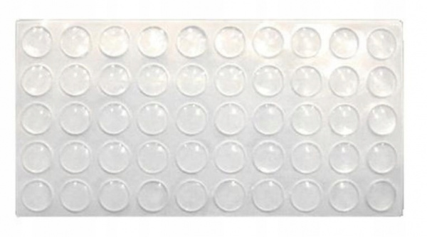 Отбойник прозрачный d10мм (50шт на листе)