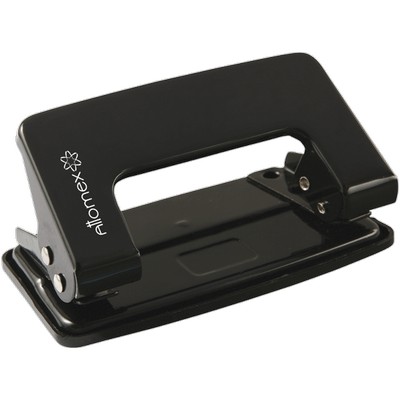 Дырокол 10 листов Attomex металлический корпус, в картонной коробке, черный /4020303