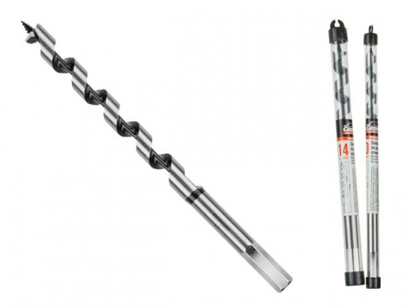 Сверло по дереву спиральное 22х235мм GEPARD (GP0524-22)