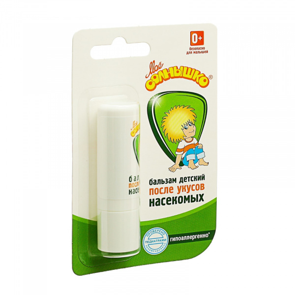 Бальзам детский после укусов насекомых "Моё солнышко", 2,8 г /1102279