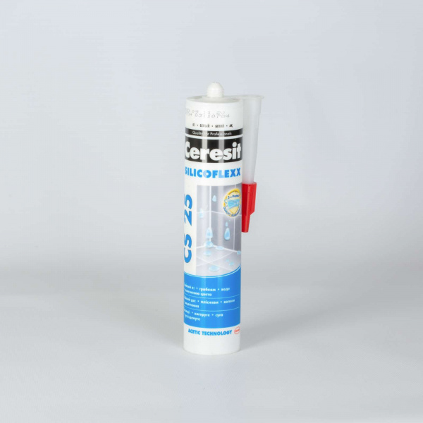 Затирка силиконовая CS25 280мл (Ceresit) БЕЛАЯ