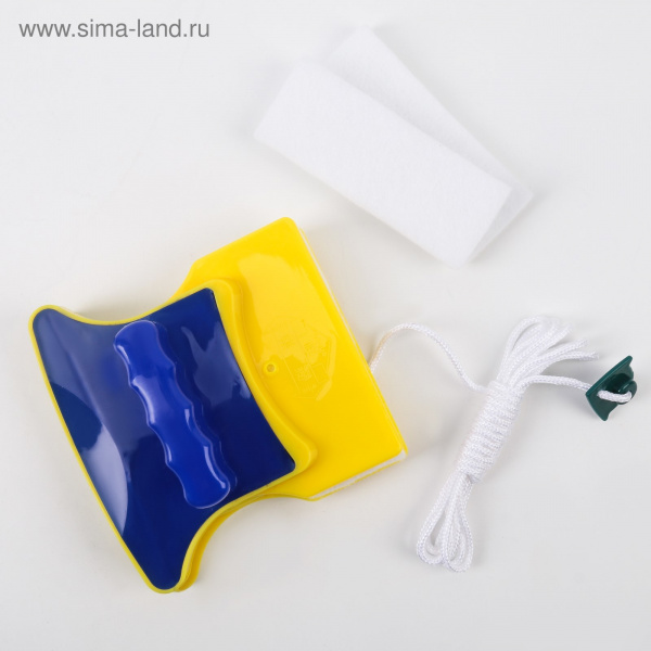 Магнитная щётка для мытья окон с двух сторон/3991556