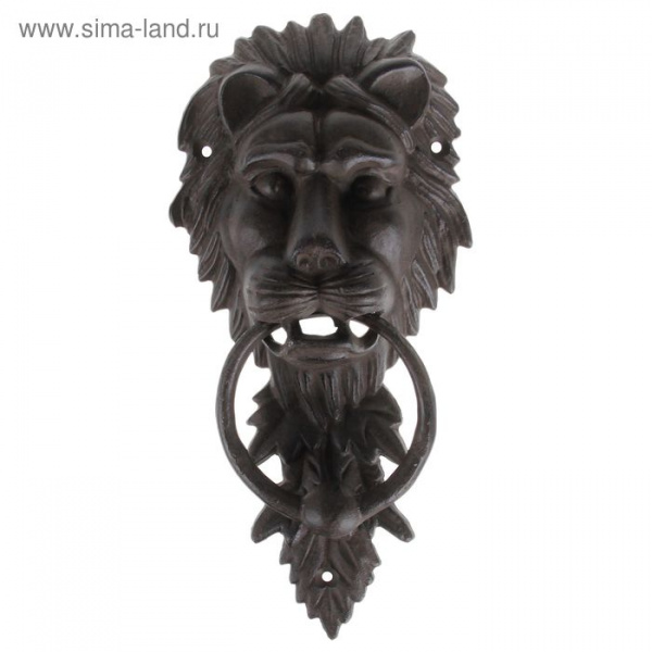 Молоток дверной "Лев" 13х26х7см