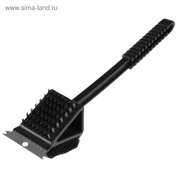 Щётка-скребок для барбекю 3 в 1, 36 см/4916007