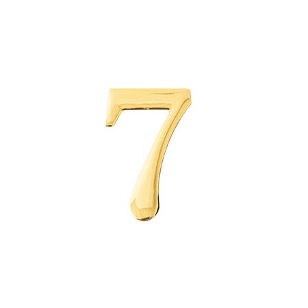 Цифра дверная Apecs золото №7/140037