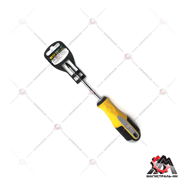 Отвертка "Старт" прорезиненная ручка 6х100мм РН2/55177