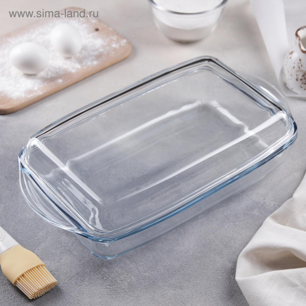 Форма для запекания прямоугольная 2 л. СВЧ "Боркам" 2864036