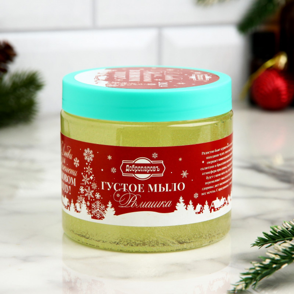 Мыло густое банное "Ромашковое" новогодняя серия 450 мл /4433752