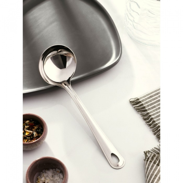 Половник из нержавеющей стали «Виктория», 35 мл, 22×6,5 см /7649006
