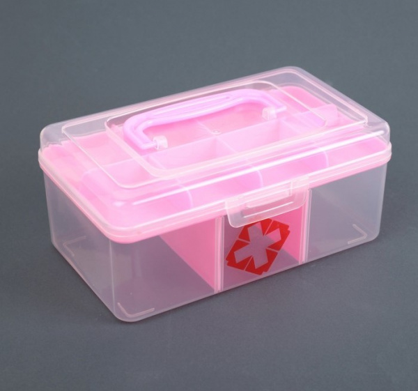 Аптечка, 20×12×9 см, цвет МИКС /3121637