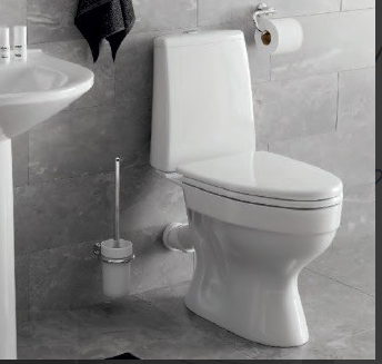 Унитаз-компакт "ЛОГОС" HOME De Luxe (GESSO), 2 ур,арм, сиденье МИКРОЛИФТ