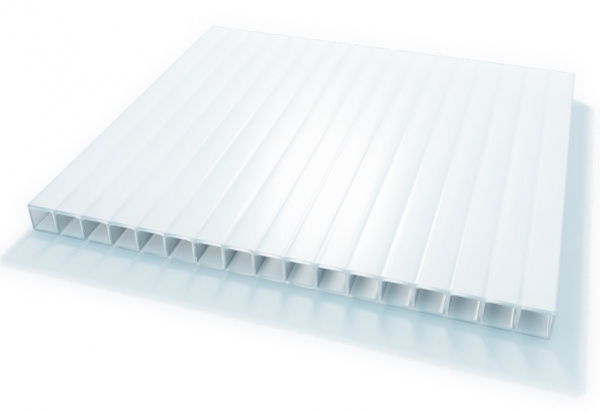 Сотовый поликарбонат белый 6мм*2,10м*6м