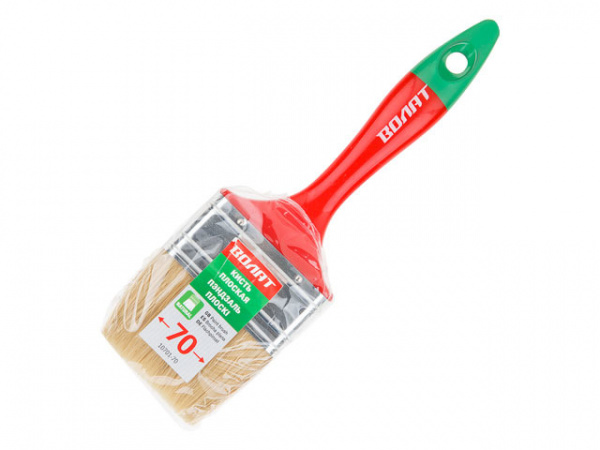 Кисть плоская 3"-70мм ВОЛАТ (флейцевая малярная) (10701-70)