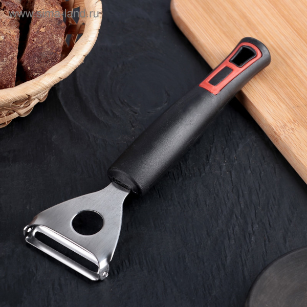 Овощечистка горизонтальная "Чили" 18,5см. черная 3952048