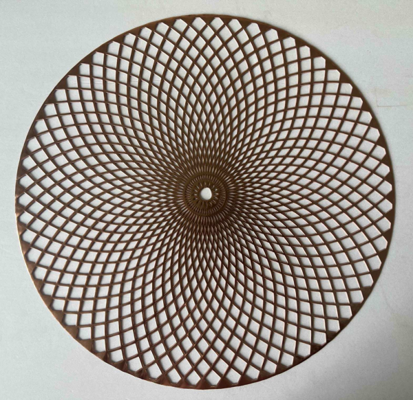 САЛФЕТКА "СИРИУС" ПВХ-501-03, ШАМПАНЬ, D=38 СМ