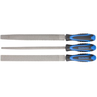 Набор напильников 200 мм, 3 шт, Барс/15852