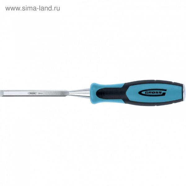 Долото-стамеска PIRANHA, 10 мм, двухкомпонентная эргономичная рукоятка/25003