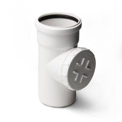 Ревизия с крышкой Stilte Белая 110