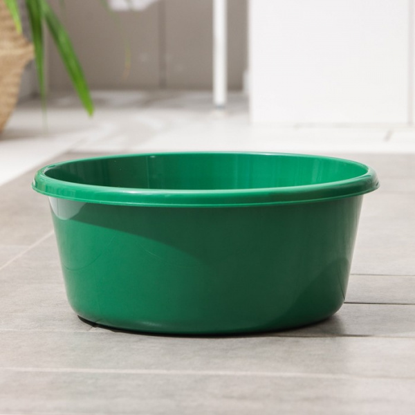 Таз круглый хозяйственный, 6 л, МИКС /4421969