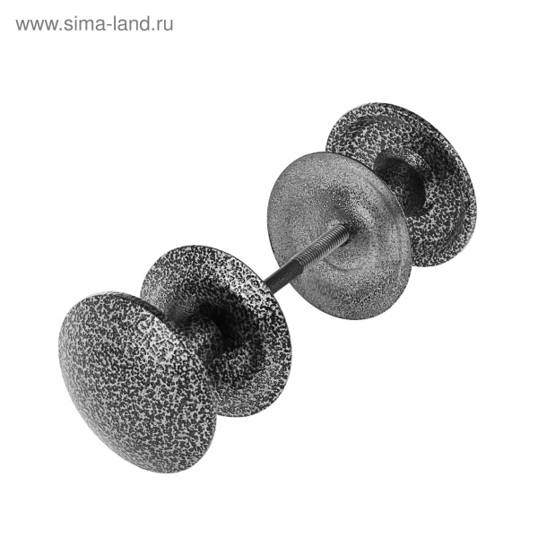 Ручка кнопка РДК-110-АС (антик серебро) Реж 214130