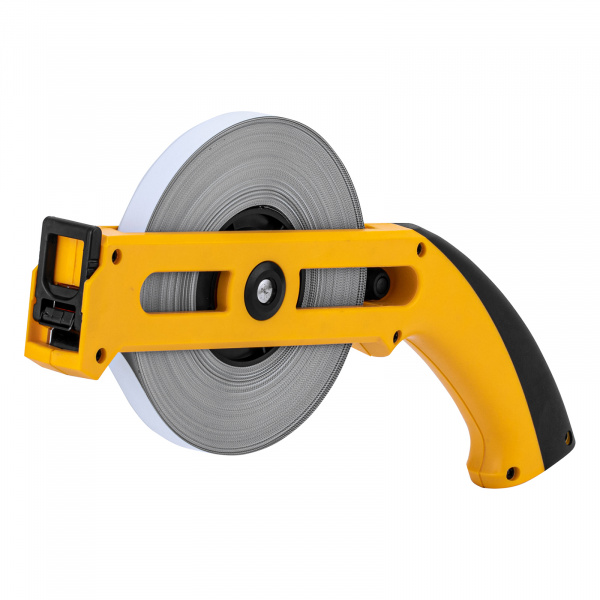 Рулетка геодезическая 50 м х 13 мм, открытый корпус, металлическая лента Denzel/31492