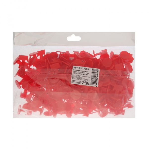 Система выравнивания плитки ЛОМ, зажим 2 мм (200 шт. /9103893