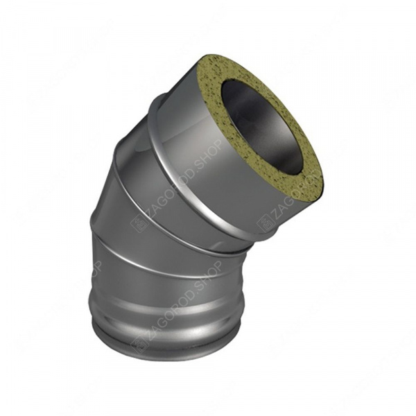 Отвод МОНО 115 0,8 Н 45° черный