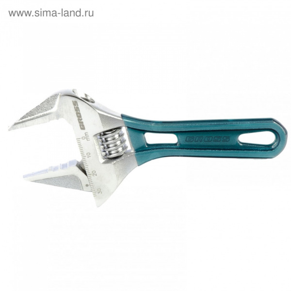 Ключ разводной, 140 мм, CrV, укороченная ручка Gross/15565