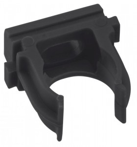 Крепеж-клипса черная d25мм Plast (1шт)